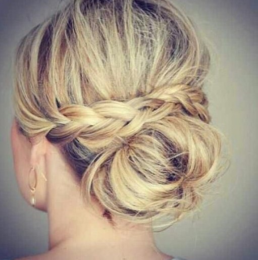 Chaotic updo for party
