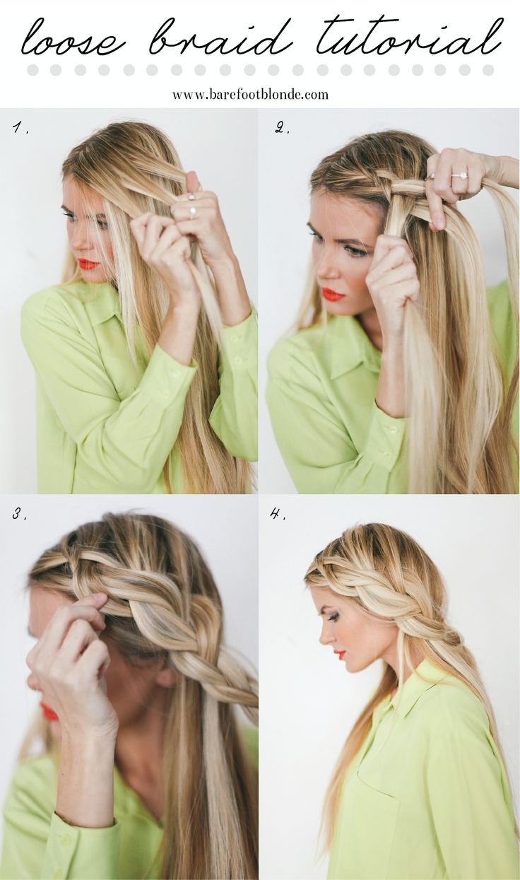 Loose page French braid tutorial