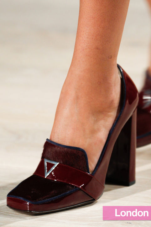 Stylish shoe trend for New York Fashion Week: Mary Katrantzous high-heel Oxford