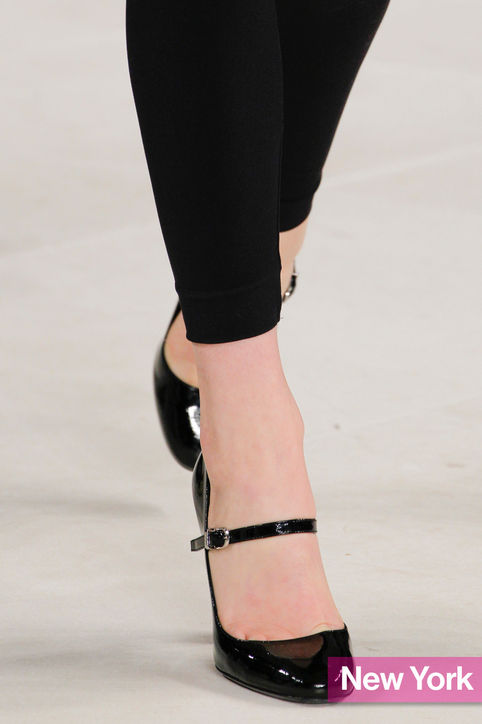 Stylish shoe trend for New York Fashion Week: Ralph Laurens Simple Mary Janes
