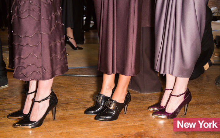 Stylish shoe trend for New York Fashion Week: Jason Wus ladylike T-Strap Heels