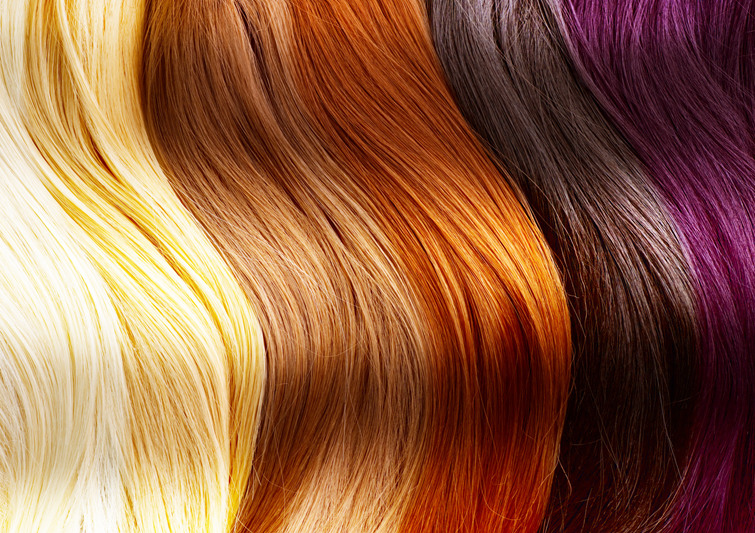 A range of hair colors