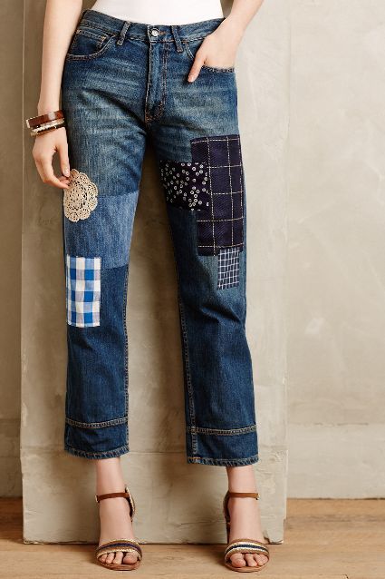 Patchwork jeans