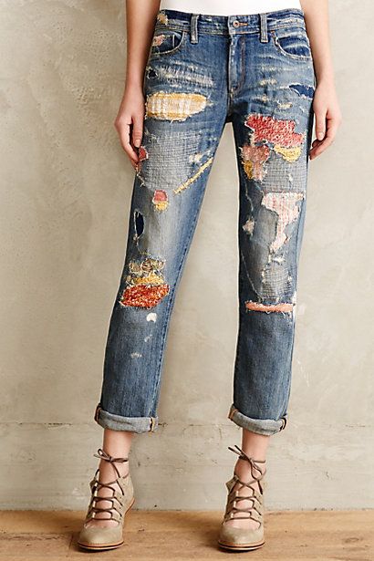 Patchwork jeans