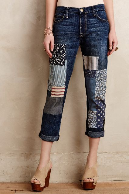 Patchwork jeans