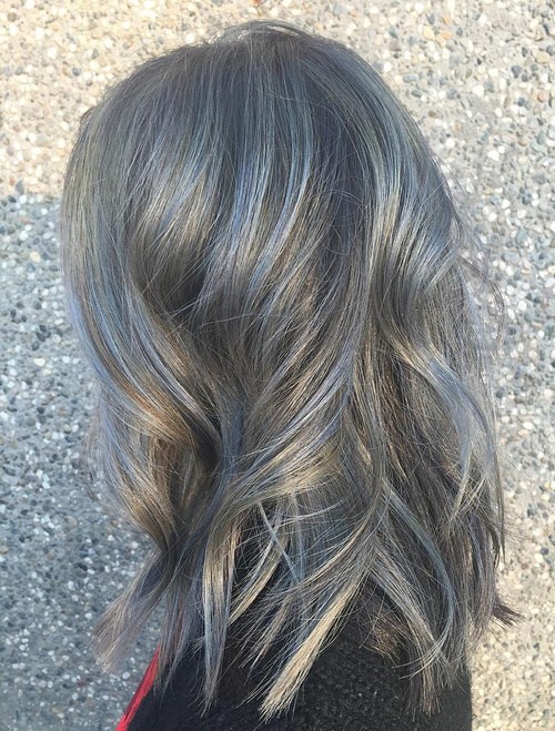 Light gray hair