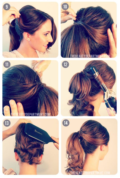 Simple ponytail hairstyle