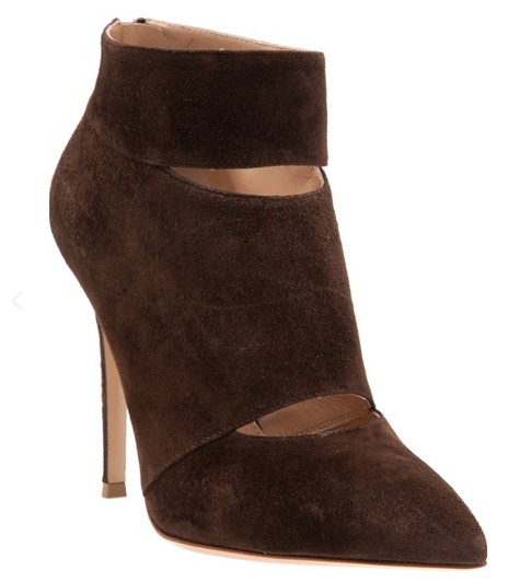 GIANVITO ROSSI & # 39; Camoscio & # 39; Ankle boots, brown