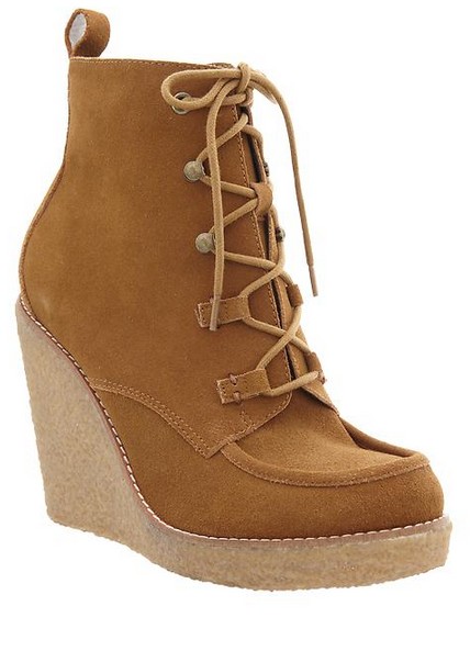 Moccasin Wedge Boots