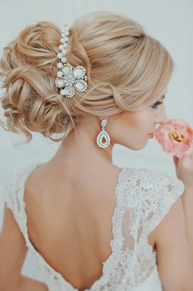 Beautiful bridal hairstyle