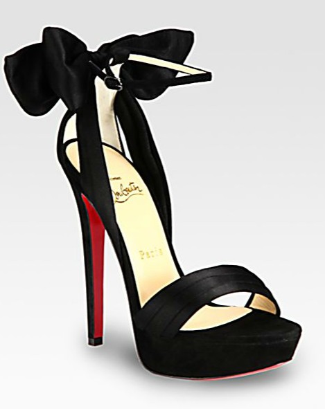 VampanodoChristian Louboutin sandals in satin and suede