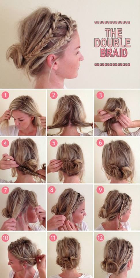 Double braided bun