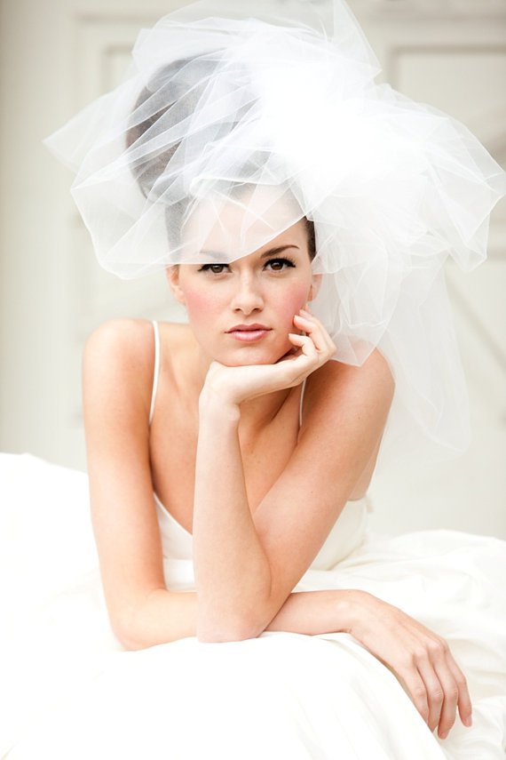 Updo for weddings with veils