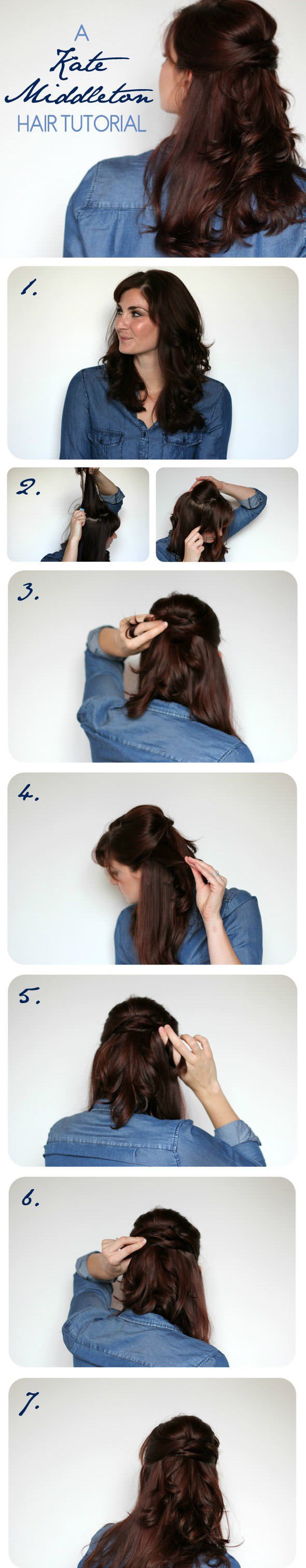 Kate Middleton's hair tutorial