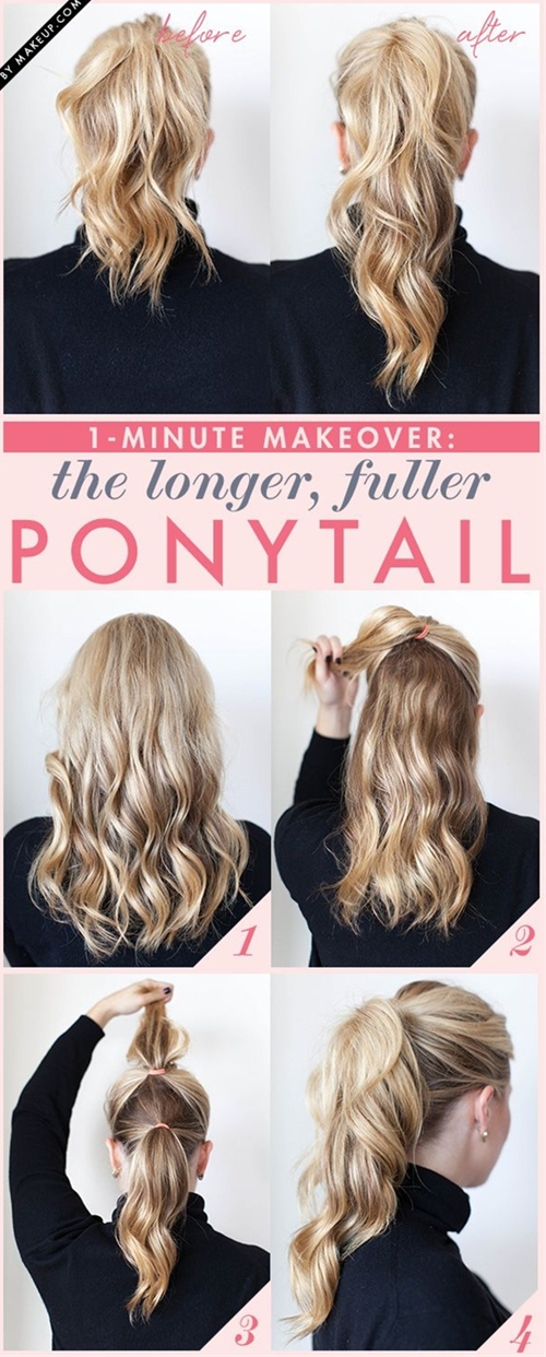 Longer, fuller ponytail