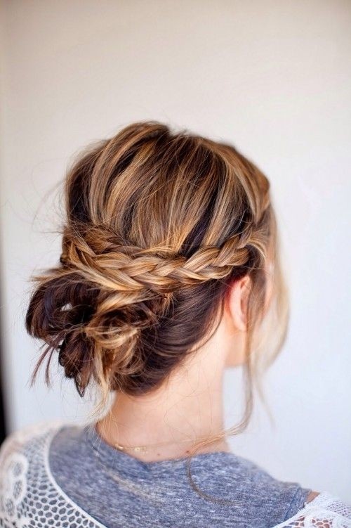 Simple braided updo for everyday hairstyles