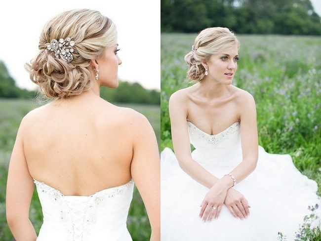 Nice updo for curly hair