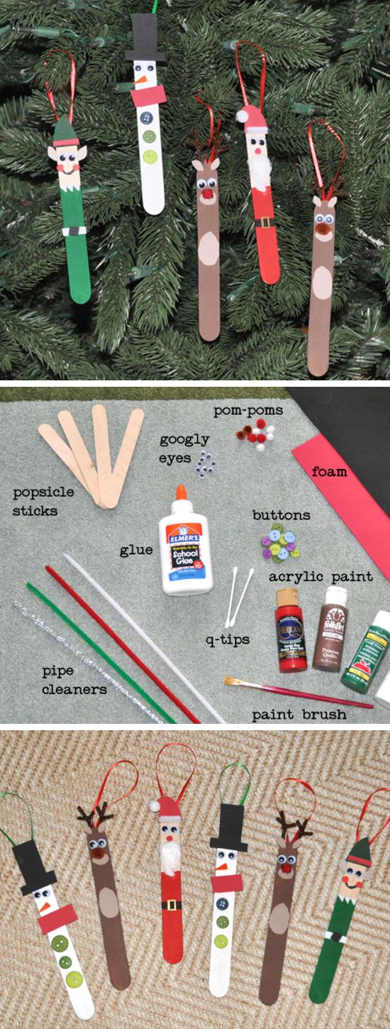 Christmas crafts for children via