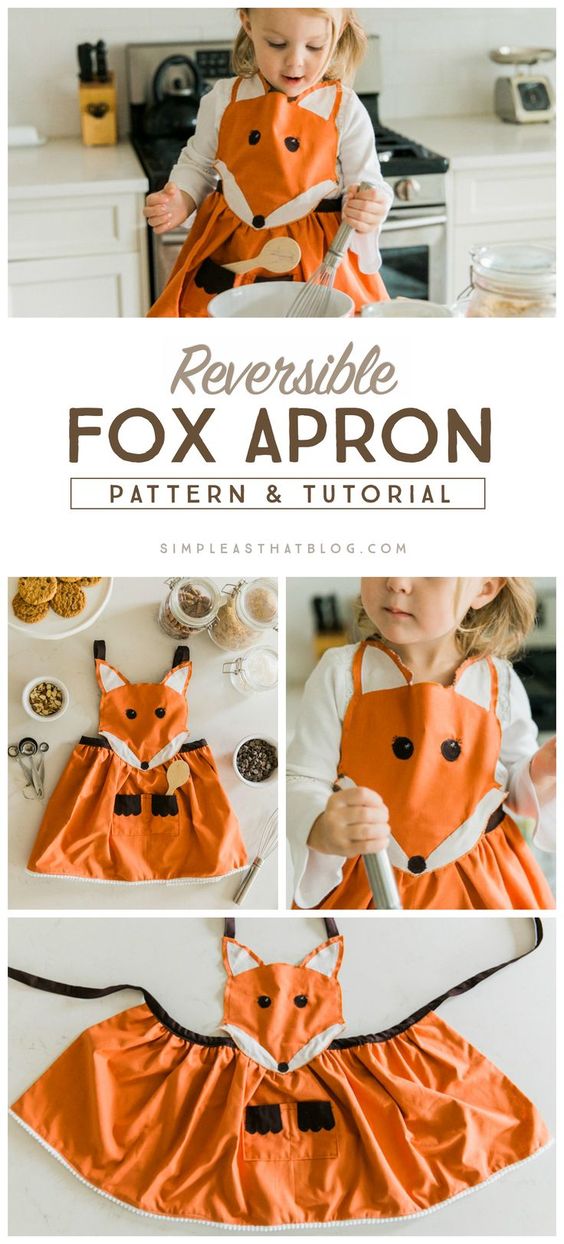 Fox apron over