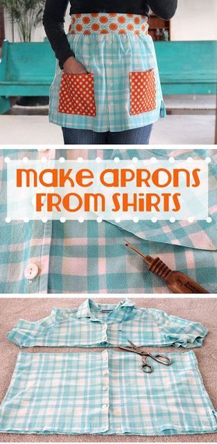 Make apron-from-shirts about