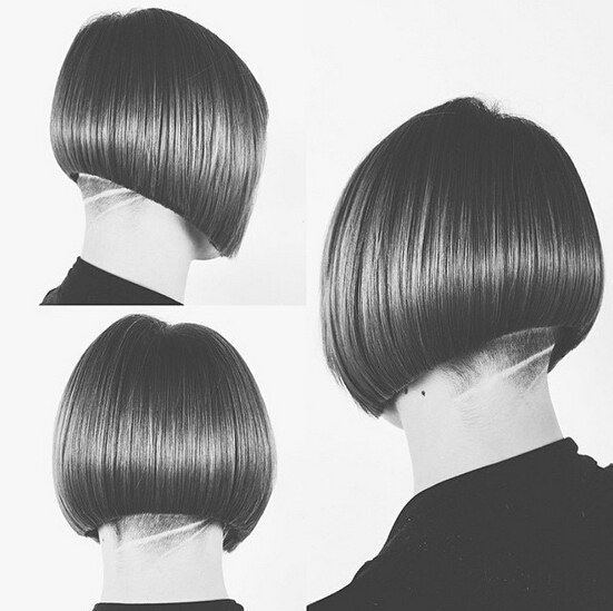 Blunt bob haircut