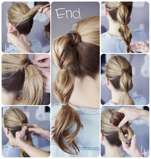 Cute ponytail for school hairstyles