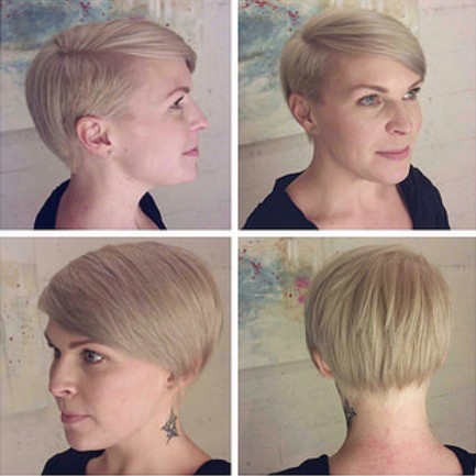 Simple short hairstyle for women