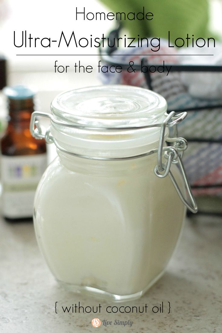 Homemade moisturizing lotion recipe