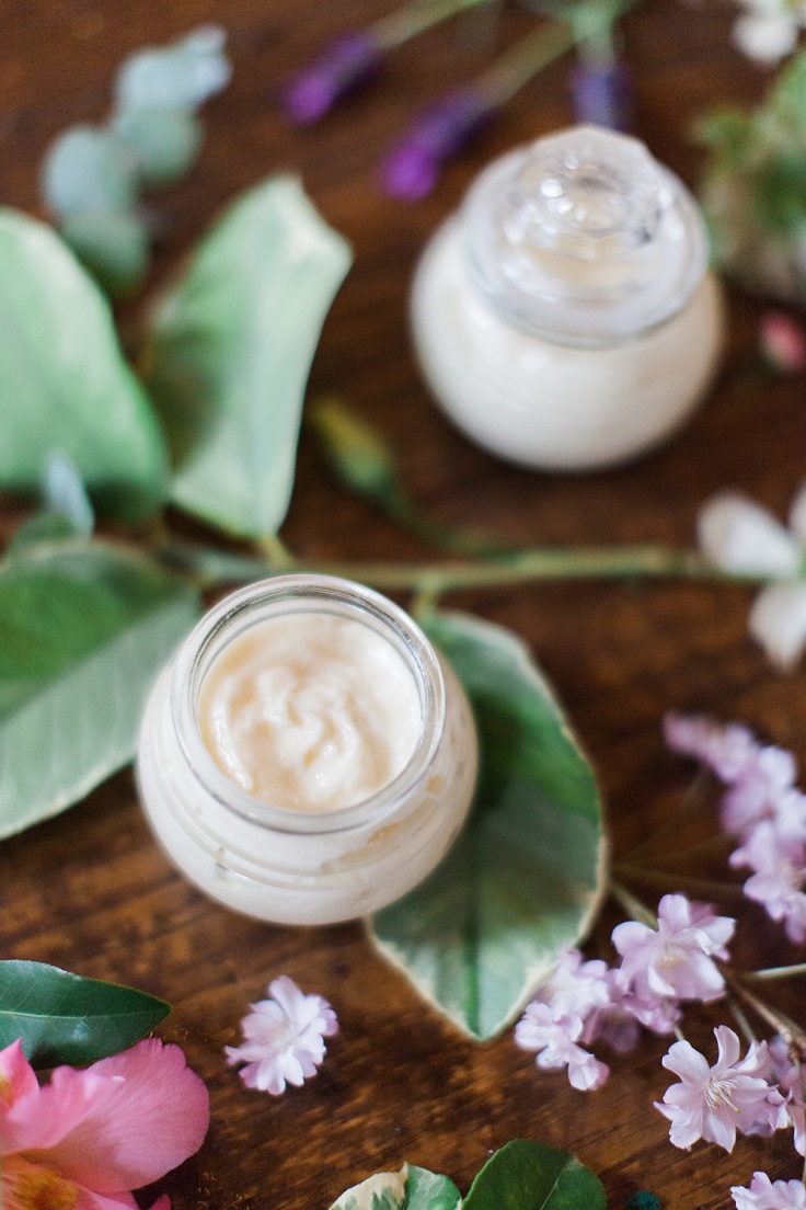 Body butter made from essential oils