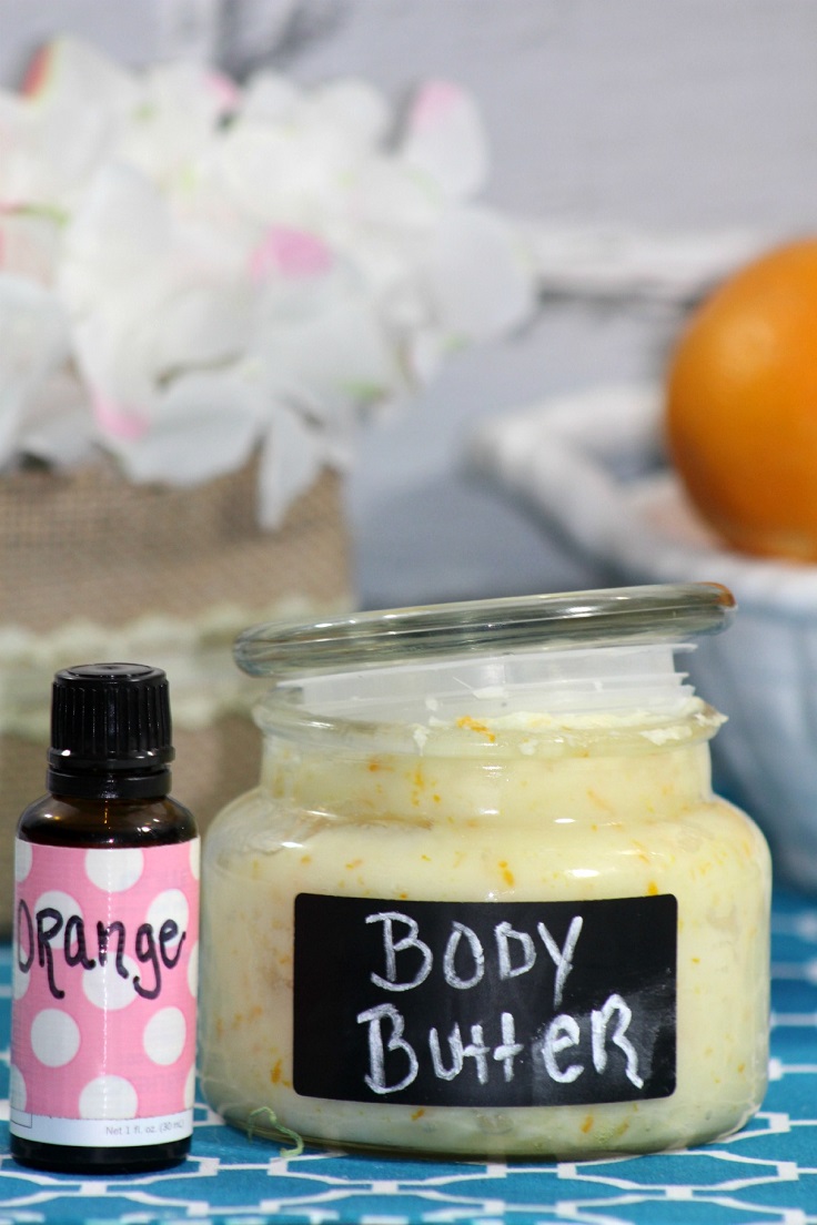 Orange body butter