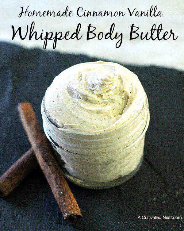 Cinnamon vanilla body butter