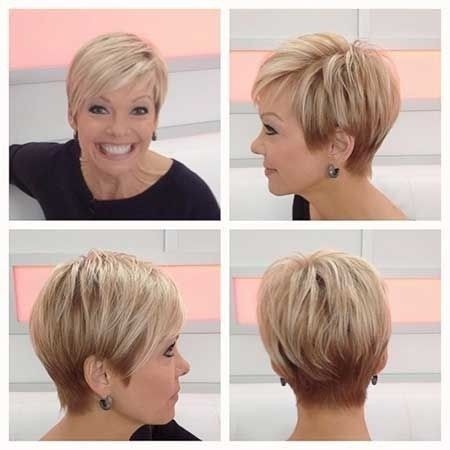 Simple short hairstyle for women