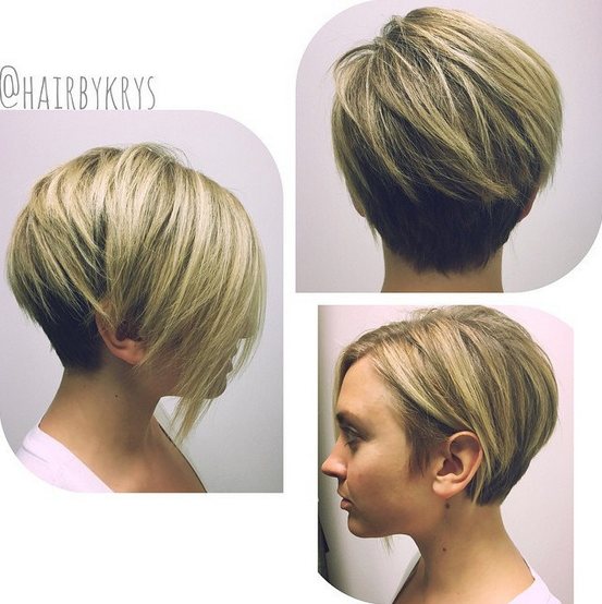 Short haircut for heart shape