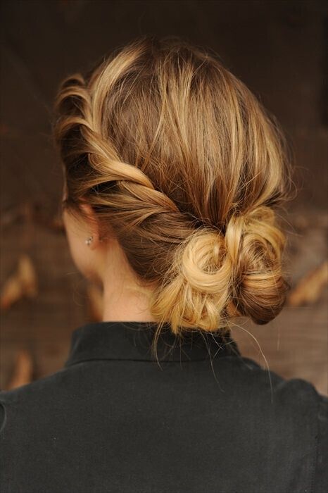 Nice braided updo