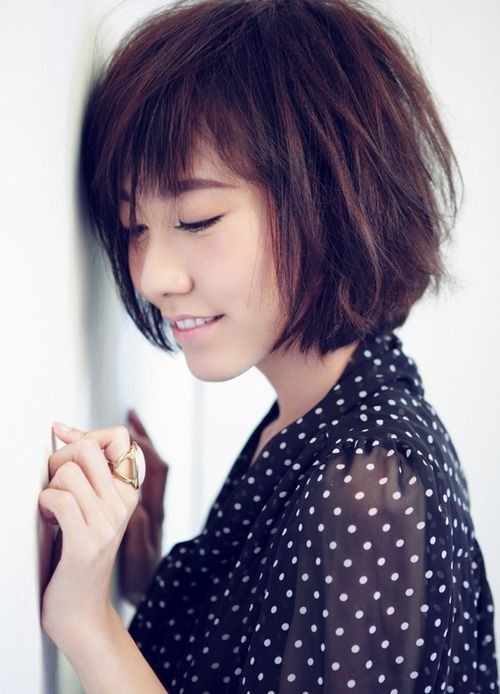 Short bob haircut