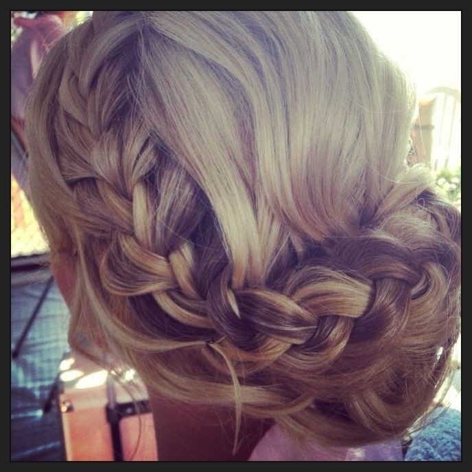 Braided updo for wedding hairstyles