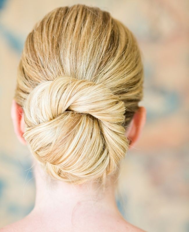 Easy twisted updo for bridesmaids hairstyles