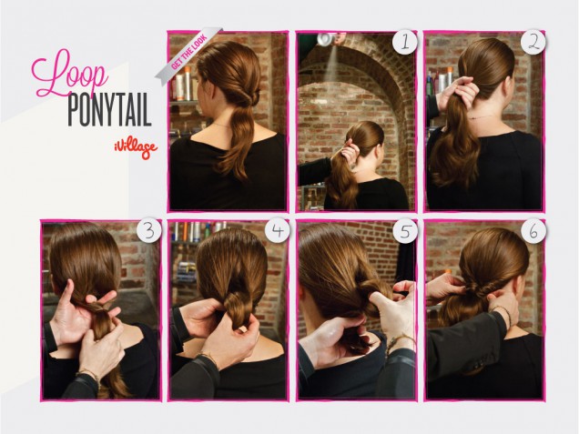 Loop ponytail