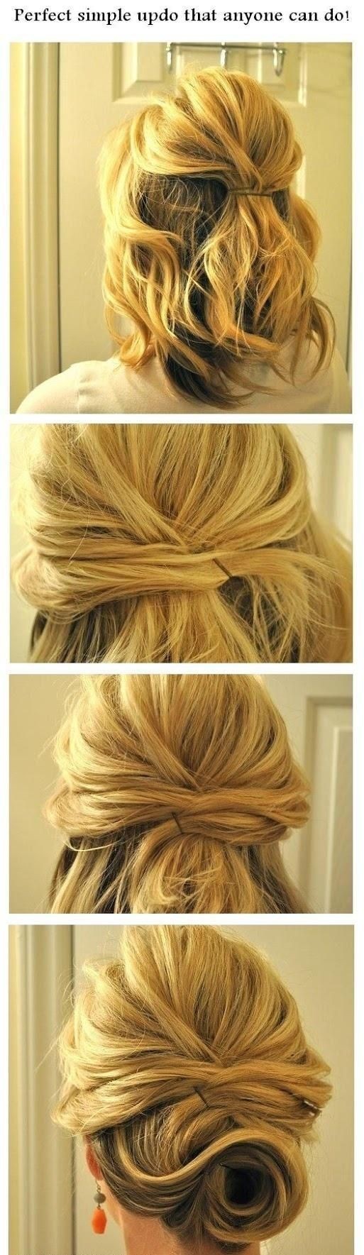 Perfect tutorial for simple updos