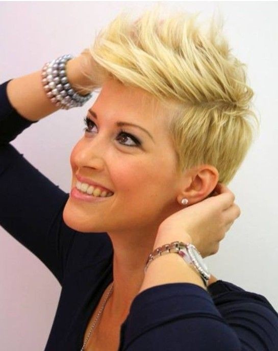 Faux Hawk hairstyle for women