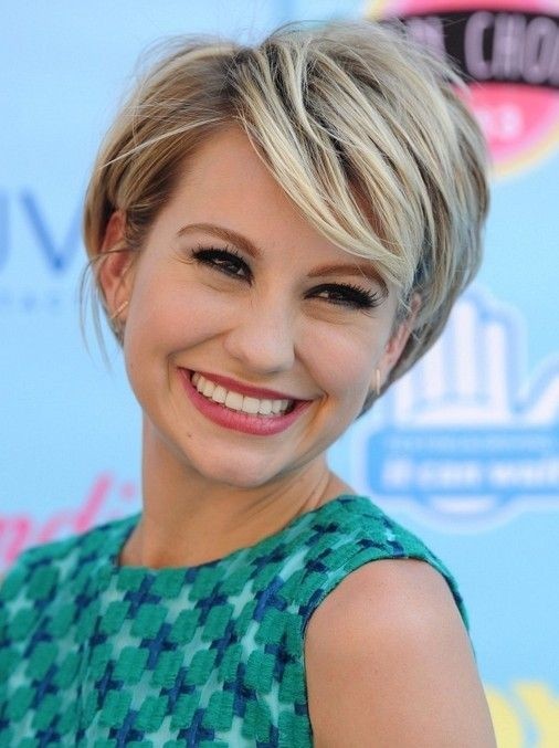 Chelsea Kane short hairstyle with bangs