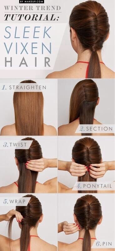 Straight vixen hair tutorial