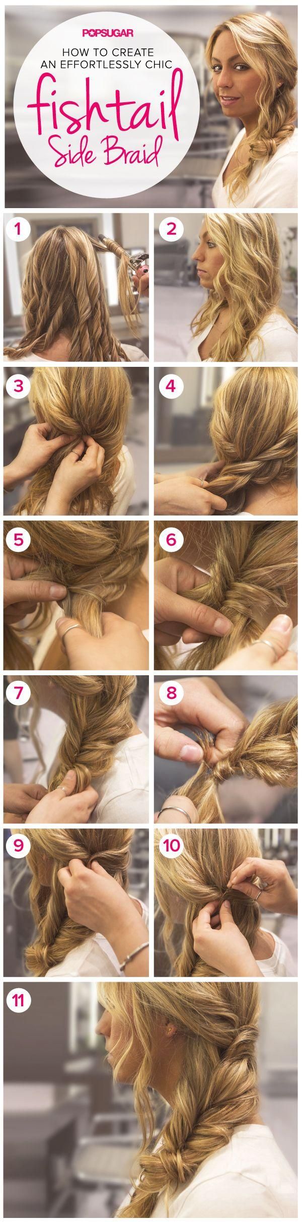 Fishtail side braid