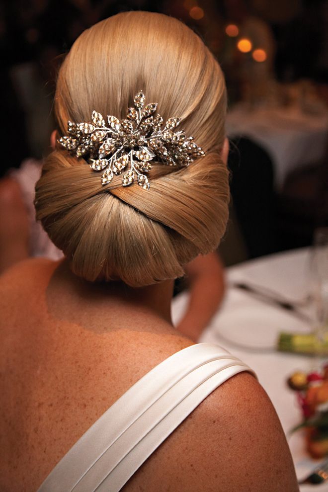 Sleek and elegant updo