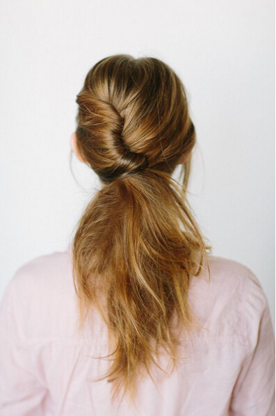 Twisted ponytail