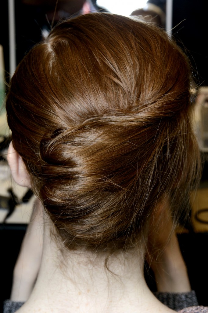 Messy French twist