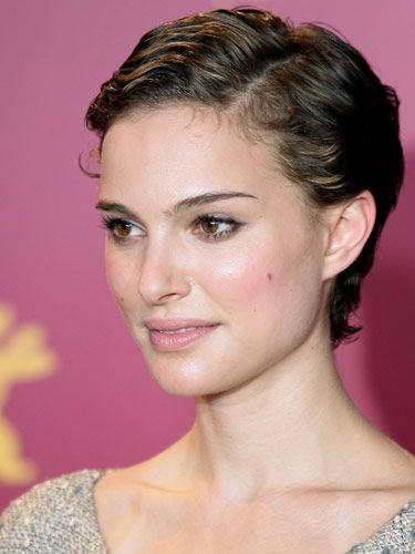 Short short hair for Natalie Portman hairstyles