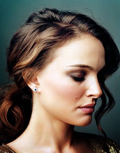 Messy Bun for Natalie Portman hairstyles