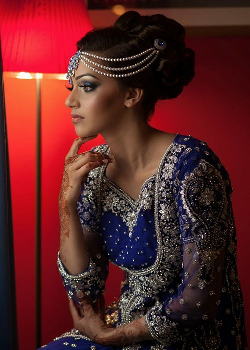 Indian wedding updo hairstyle