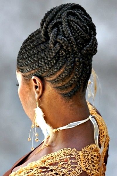Natural African braid style